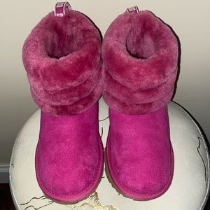 Children's UGG Fluff Mini Quilted Ankle Boot